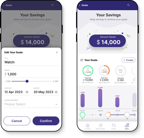 financial goal settings